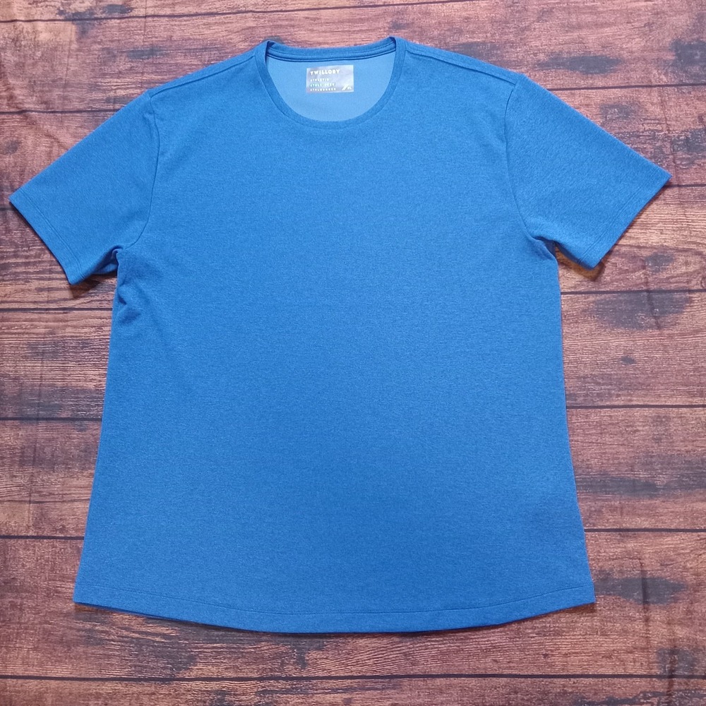 Twillory Men's Short Sleeve Crew Neck T-Shirt Size XL Blue
